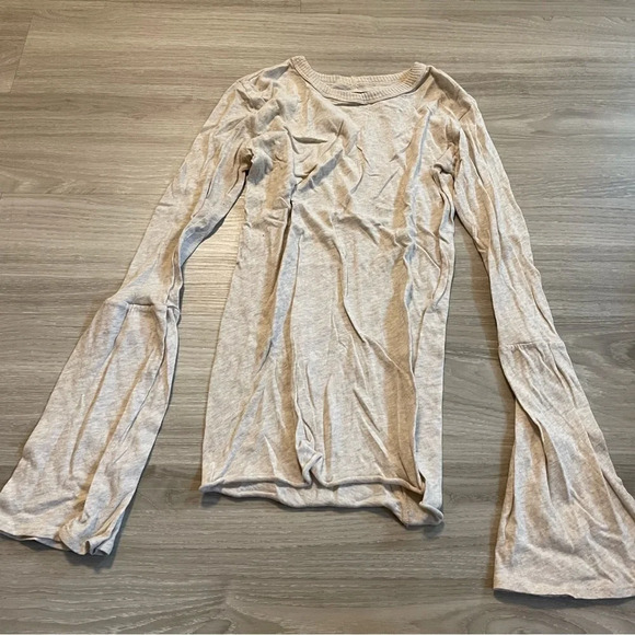 Enza Costa Bell Sleeve Natural Cotton Bohemian Long Sleeve Small EE - Picture 1 of 2